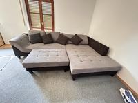 Sofa in L Form mit Hocker Bayern - Traunreut Vorschau