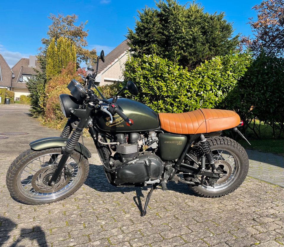 Triumph Scrambler in Buesum