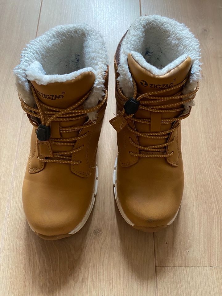 Winterboots, ZiZag, Winter, Schuhe, Stiefel, Junge Gr. 34 in Gerstungen