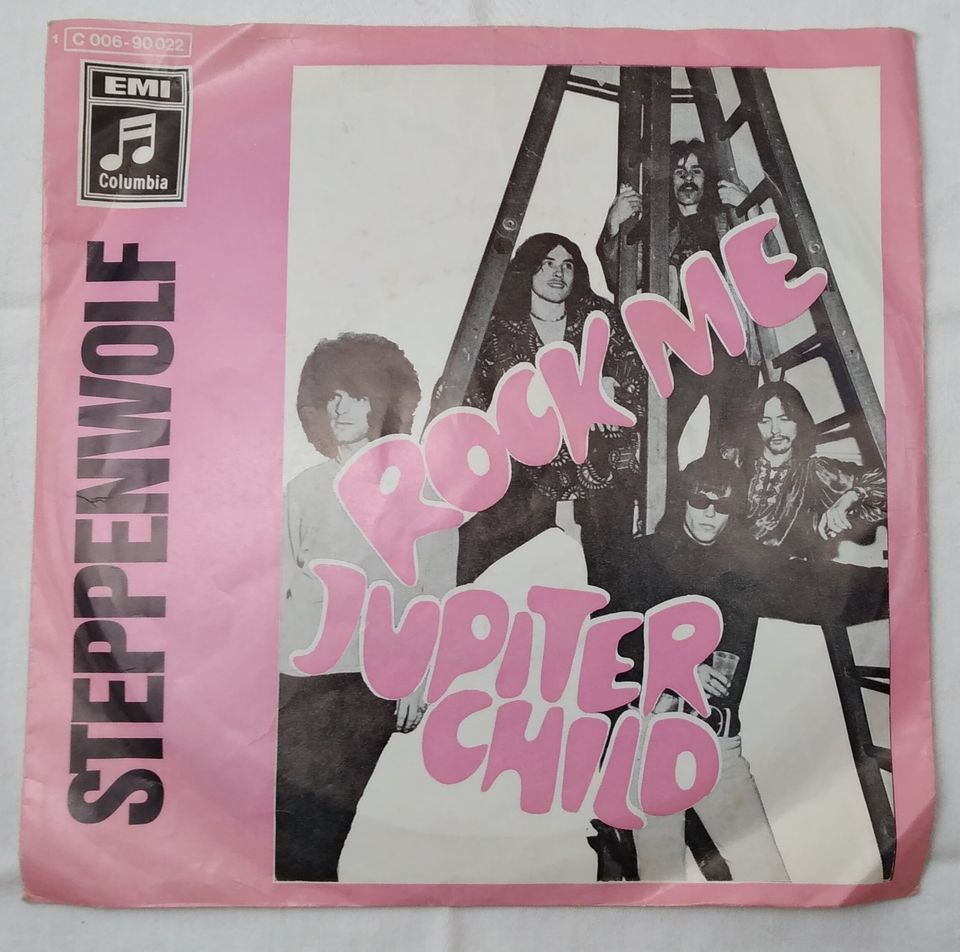 STEPPENWOLF, ROCK ME & JUPITER CHILD, Vinyl, Single, 1969 in Buxtehude