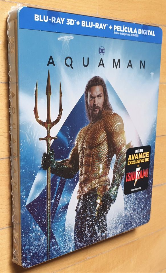 Aquaman - Steelbook (Spanien Import) Blu-ray 3D + Blu-ray NEU/OVP in Konstanz