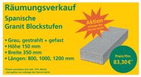 RESTPOSTEN spanische Granit-Blockstufe grau 80x35x15 cm Baden-Württemberg - Balingen Vorschau