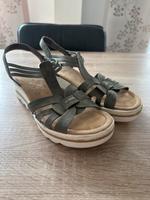 ⭐️Sandalen von Rieker mit Keilabsatz, Gr. 39 Hessen - Groß-Gerau Vorschau