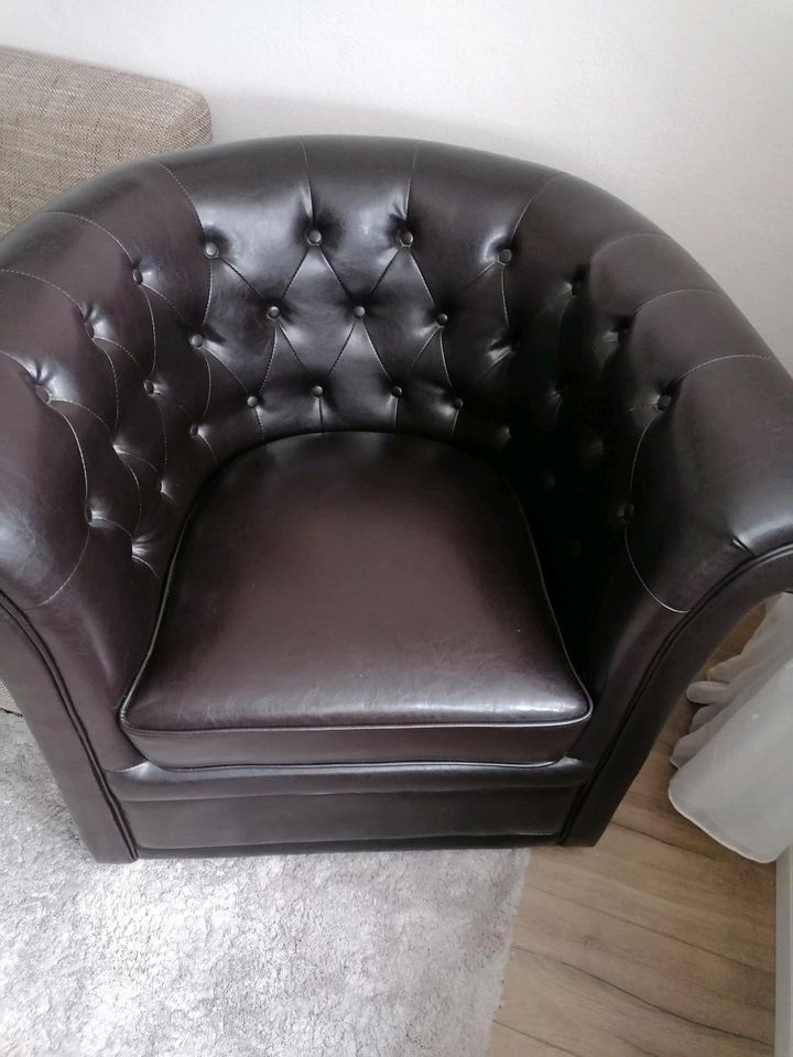 Chesterfield Sessel in Hohnstein