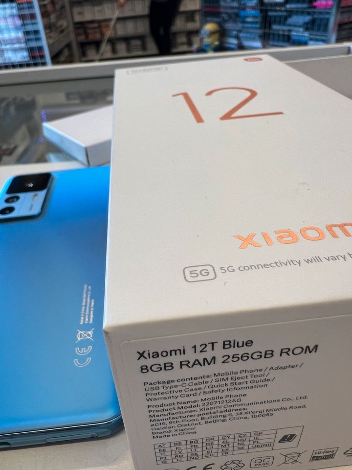 Xiaomi 12T Blue❤️256GB❤️Handy❤️WIE NEU MIT RECHNUNG‼️ in Magdeburg