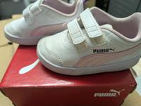 Puma Turnschuhe Gr. 21 weiß-rosa Klettverschluss Taufe Hochzeit Bayern - Weilheim i.OB Vorschau