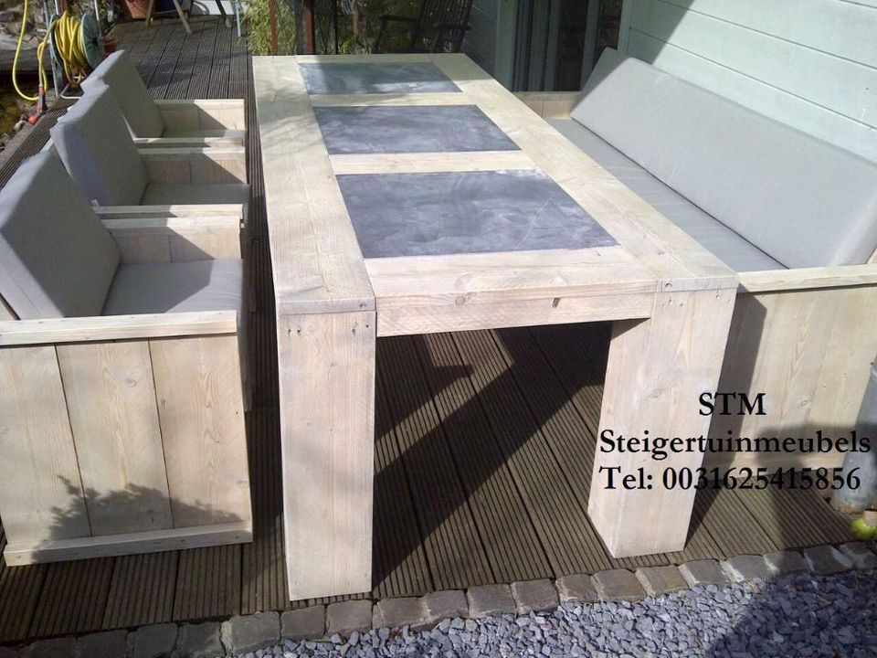 Gartenmöbel STONE auf gerüstbau Holz BESTSELLER --> € 449,- in Oberhausen