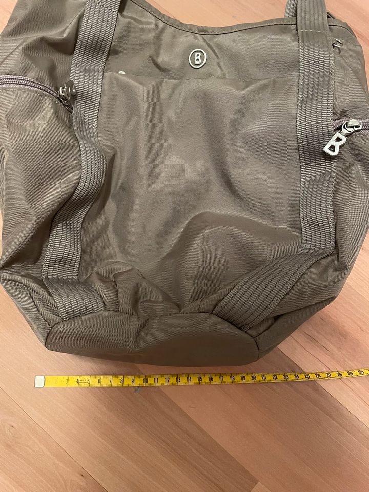 Bogner Handtasche Shopper Nylon grau in Gröbenzell