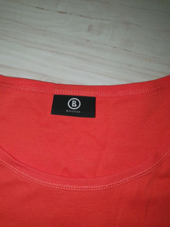 Langarmshirt Shirt Größe 44 Orange Bogner dreiviertelarm in Burgstädt