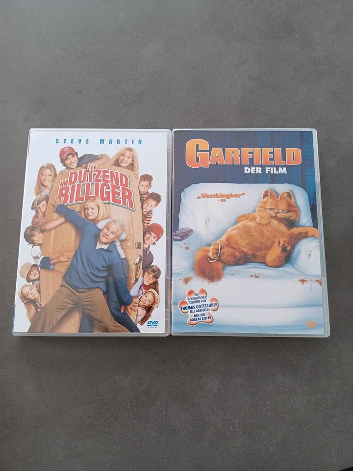 2 DVDs "Garfield" und "Im Dutzend Billiger" in Bickenbach