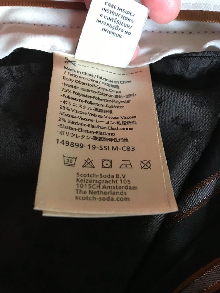 Scotch & Soda Hose schwarz m. Steifen edel Gr. M NEU OVP in Bielefeld