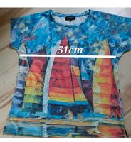 Shirt Bexleys Damenshirt / Gr. M/ Boote Schiffe Steinchen bunt Thüringen - Erfurt Vorschau