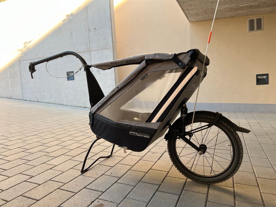 Tout Terrain Singletrailer Fahrrad Kinderanhänger, grau in Laufenburg (Baden)