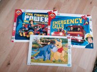 Puzzle Feuerwehrmann Sam, Winnie Pooh ab 3 Jahren, 3 Stück Bayern - Regensburg Vorschau