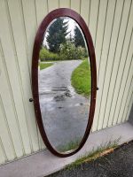 Spiegel Oval Holzrahmen facettiert antik vintage scheunenfund Bayern - Frauenau Vorschau