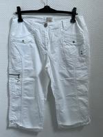Weiße kurze 3/4 Hose, Cecil, Gr. 44 Nordrhein-Westfalen - Kirchlengern Vorschau
