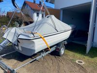 Sportboot mit Konsole  Nydam 550 Yamaha FT 8  FEL Bayern - Forstinning Vorschau