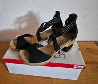 Sandalen in Schwarz der Marke Rieker, Größe 40 Rheinland-Pfalz - Herxheim bei Landau/Pfalz Vorschau