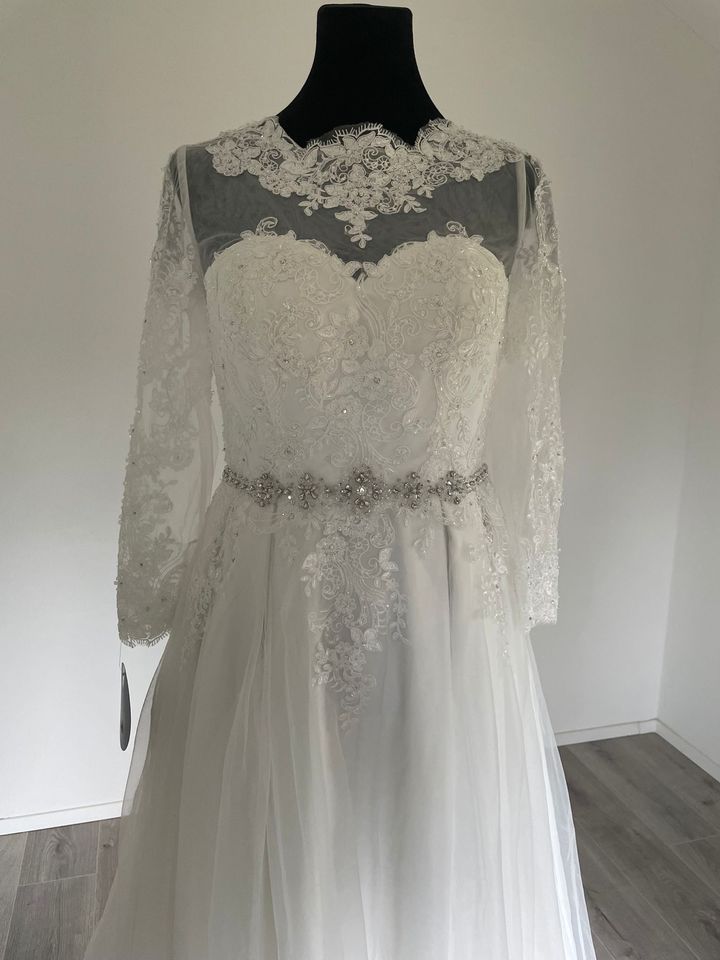 Neu!!! Brautkleid Hochzeitskleid Kleid Standesamt Gr.38/40 weiß in Hamburg