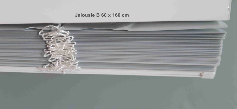 1 Alu Jalousette Jalousie 60  x 160cm 25mm Sonnenschutz NUR 2€ in Elmshorn