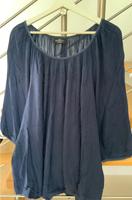 Maritime Bluse in marineblau in 48/ 50 mit kurzem Arm Bayern - Friedberg Vorschau