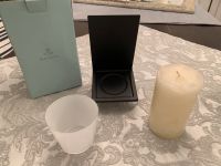 Partylite Kerzenhalter Basic schwarz N/O TL-Glas weiß Kerze Baden-Württemberg - Friolzheim Vorschau