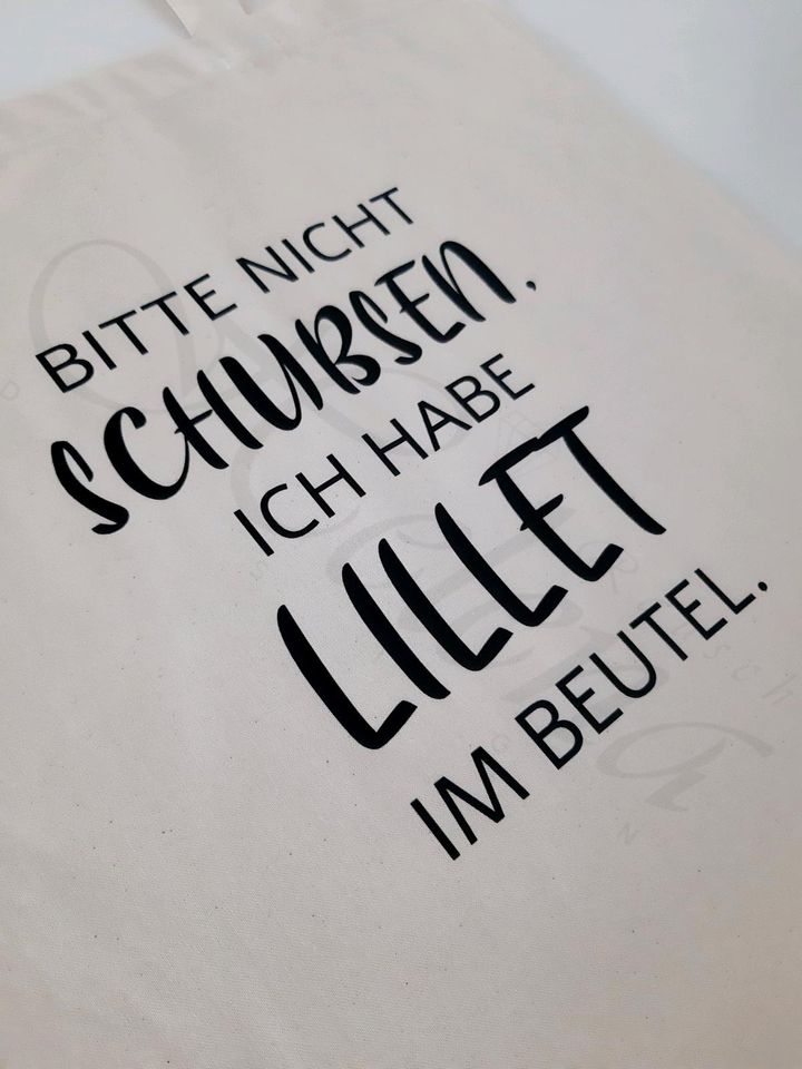 Einkaufstasche - Bitte nicht schubsen, ich habe Lillet im Beutel in Saarbrücken