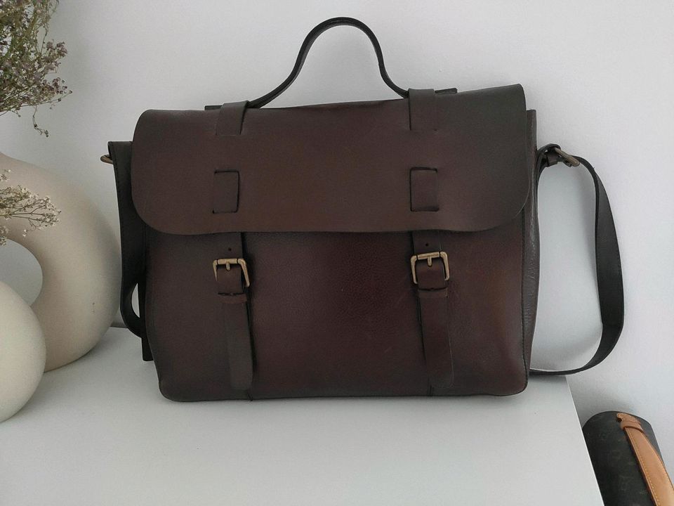 ⭐Marc O'Polo Aktentasche Lehrertasche LederTasche Businesstasche in München