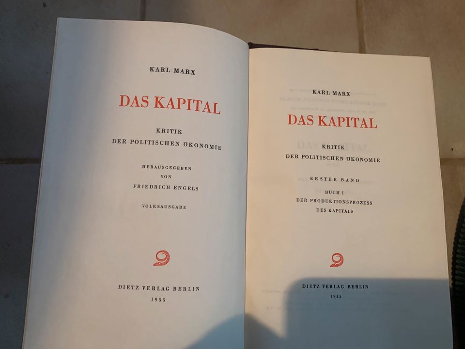 Karl Marx - Das Kapitel Buch 1 in Unterwellenborn