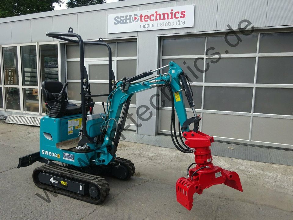 Sortiergreifer Greifer Minibagger bis 3 t (MS01/MS03) NEU in Königswalde