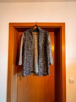 Graumelierte Strickjacke Sachsen - Crinitzberg Vorschau