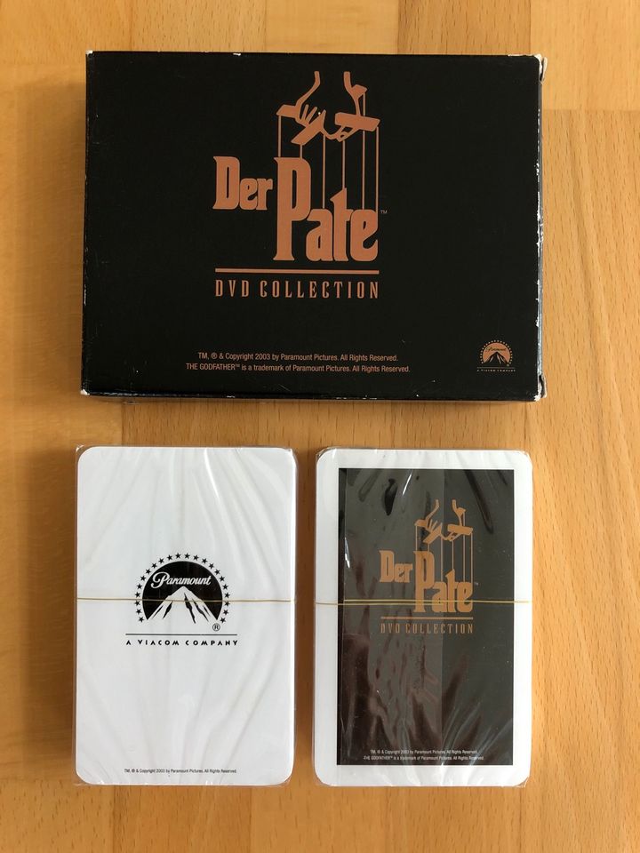 DER PATE Original Merchandise Kartenspiel +++ NEU +++ in Schwarme