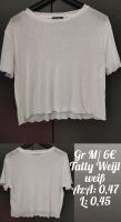 Tally Weijl Shirt Top Damen Gr M weiß Sachsen - Plauen Vorschau