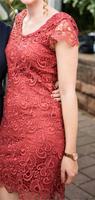 Spitzenkleid Only Größe 34 / rot/kupfer Baden-Württemberg - Haiterbach Vorschau