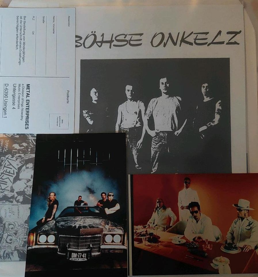 BÖHSE ONKELZ Sammlung Vinyls Merch usw. an Selbstabholer Sammler in Cochem an der Mosel