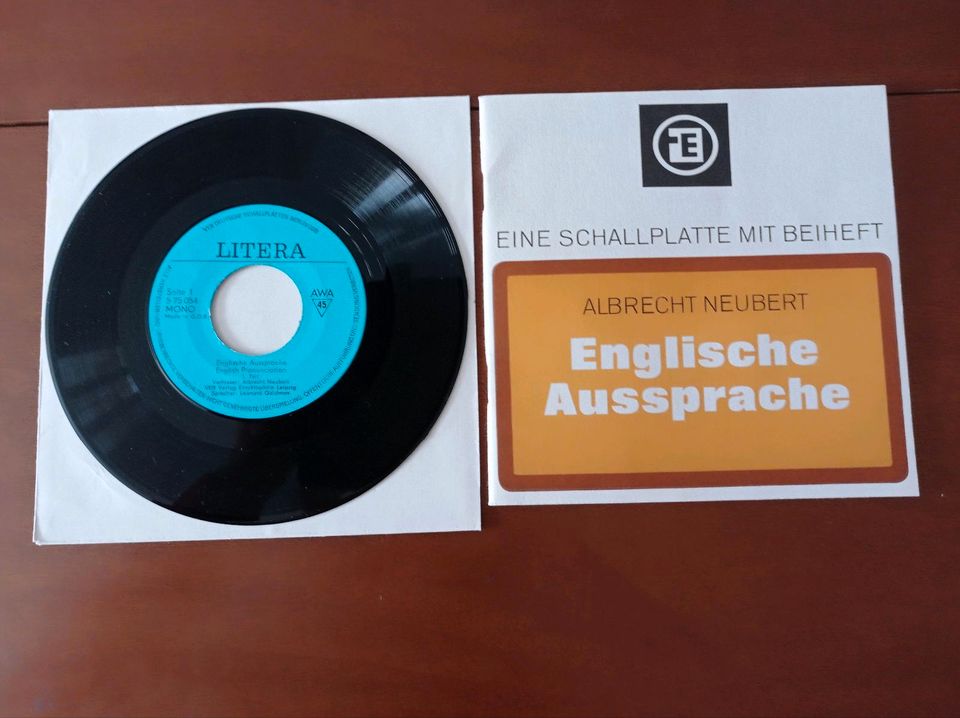 DDR Albrecht Neubert • Englische Aussprache - Schallplatte, NEU in Görlitz
