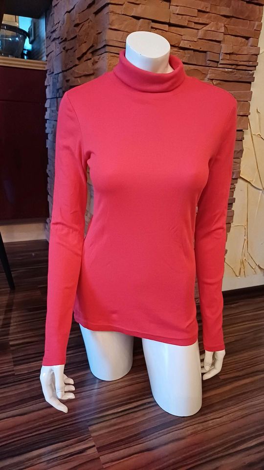 Damen Rollkragen Pullover rot s.oliver 38 Pulli in Schimberg