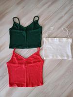 2x Bershka + gratis weiss ZARA Gr.S Top Shirt Trägershirt Cropped Baden-Württemberg - Birkenfeld Vorschau