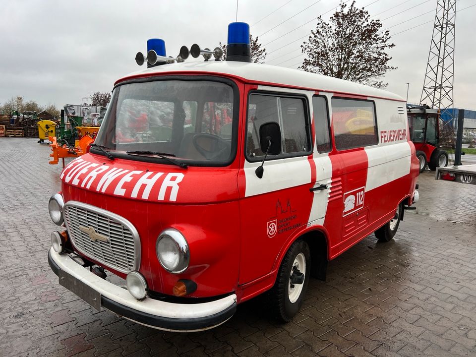 Barkas B1000 Feuerwehr Bus DDR IFA Framo Wartburg in Osterweddingen