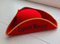 Roter Captain Morgan Hut mit goldenem Rand (Fasching, Piratenhut) Hessen - Wetzlar Vorschau