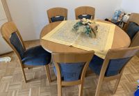 Massivholz Esszimmer Tisch, ausziehbar mit 8 Stühlen Essen - Stoppenberg Vorschau