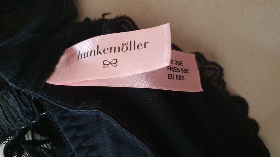 Hunkemöller Damen BH 80E schwarz Spitze NEU in Lilienthal