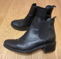 COX Stiefeletten schwarz mit Muster Größe 39 Bayern - Kümmersbruck Vorschau
