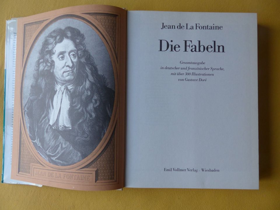 Jean de La Fontaine: Die Fabeln. dt./franz. Gesamtausgabe, 384 S in Mainz