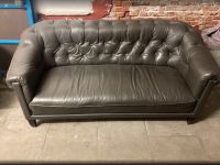 Chesterfield 3-Sitzer Ledersofa Hamburg - Altona Vorschau