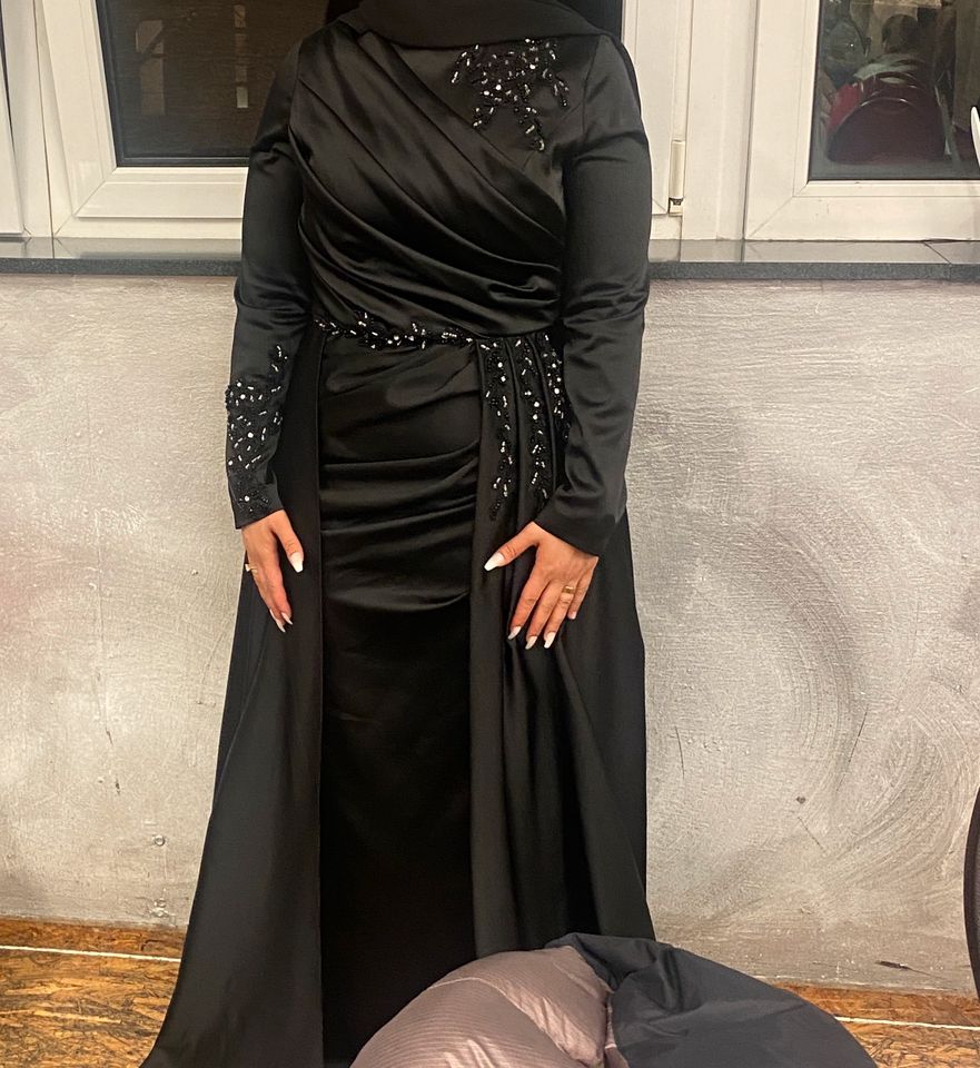 Abendkleid Satin schwarz, MUSS RAUS!! in Berlin