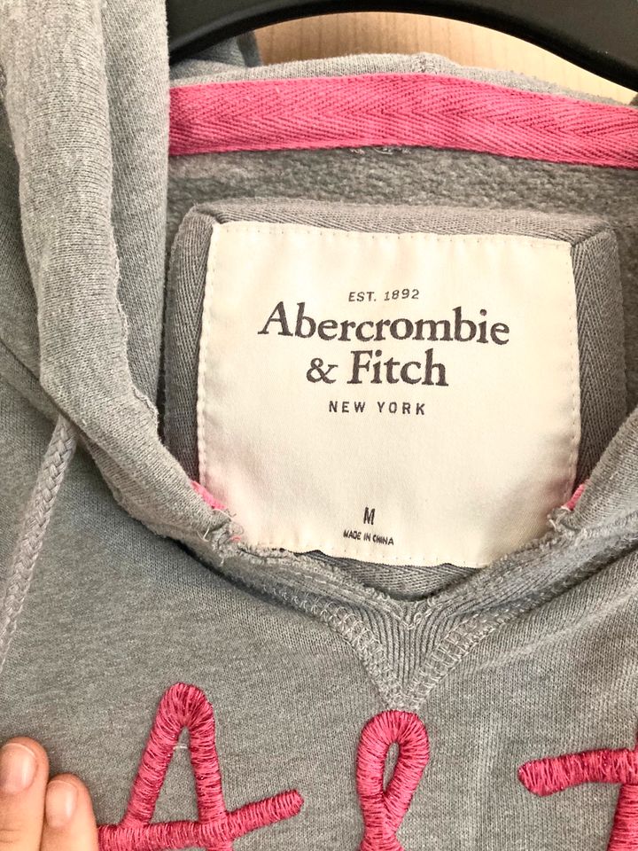 Abercrombie & Fitch Hoodie Damen grau M in Frankfurt am Main