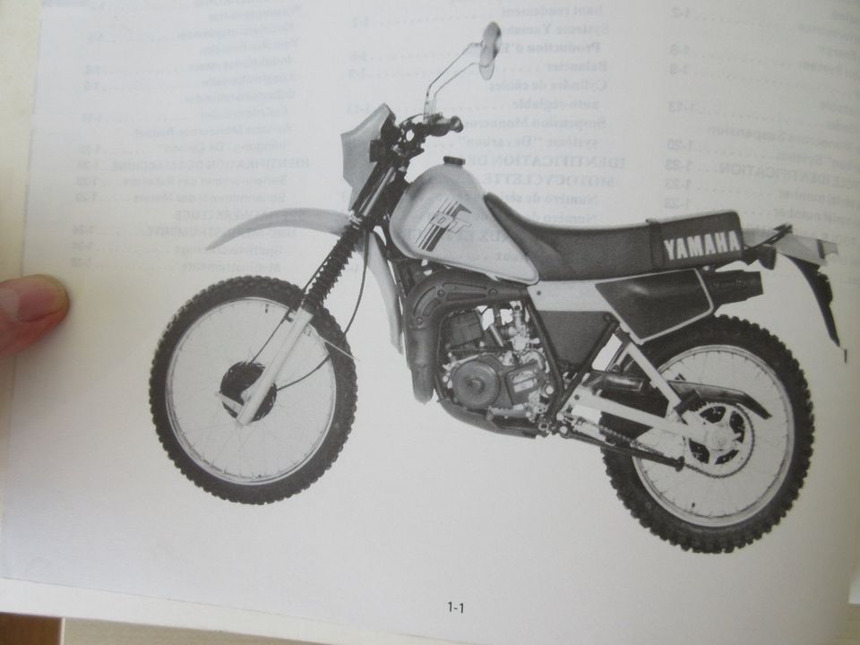Yamaha DT 125 LC Werkstatthandbuch Reparaturanleitung 1982 in Gelsenkirchen