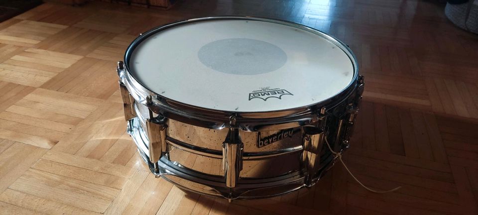 Beverley Cosmic 21 Snare, Snaredrum, Aluminium, Vintage, Alu in Dresden