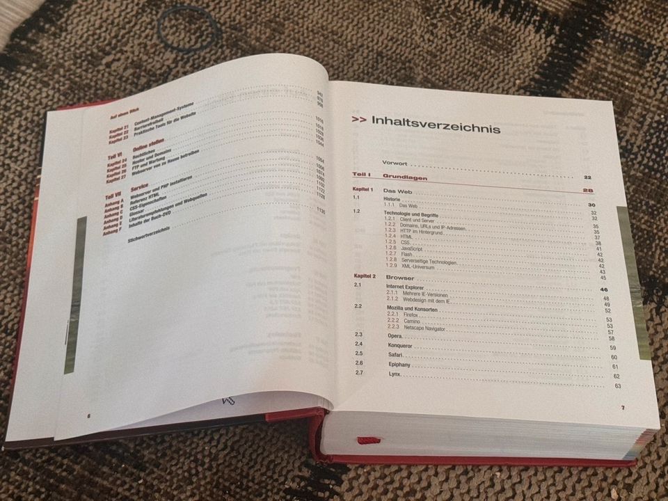 Das Website Programmierung+Design Handbuch (2008) mit CD in Heidelberg